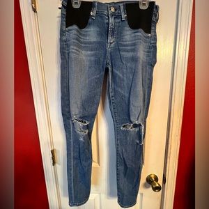 Citizens of Humanity Distressed Maternity Jeans